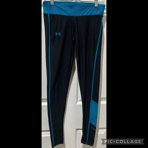 {SALE} Under Armour Blue Compression leggings -M-